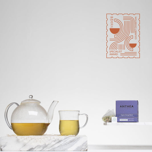 Anthea Organics Energy Blend won the Bronze award at Gourmet Exhibition’s Specialist Awards 2021