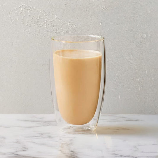 Double wall glass set 2 tea cups 450ml