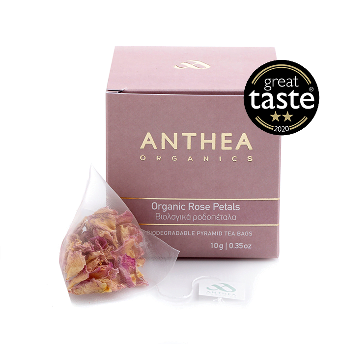 Organic Rose Petals Plastic Free Tea Bags 10pcs