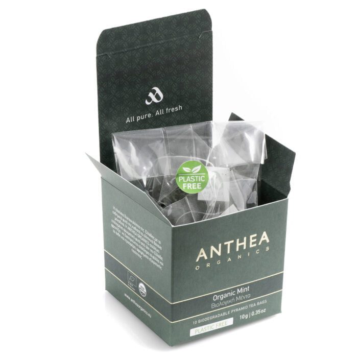 Organic Mint Plastic Free Tea Bags 10pcs