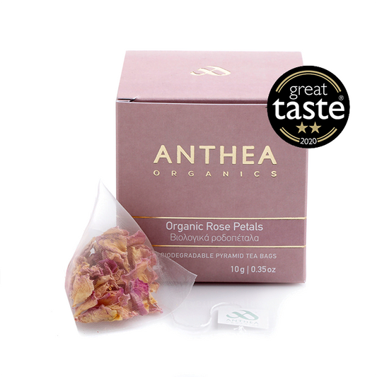 Organic Rose Petals Plastic Free Tea Bags 10pcs