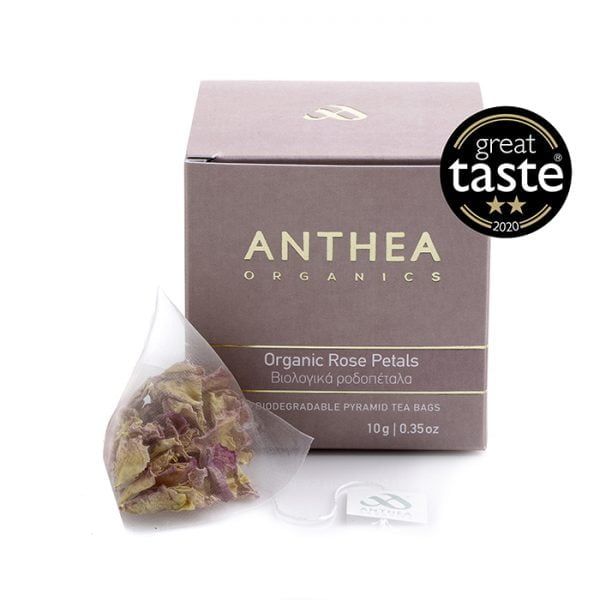 anthea organics organic rose petals plastic free tea bags